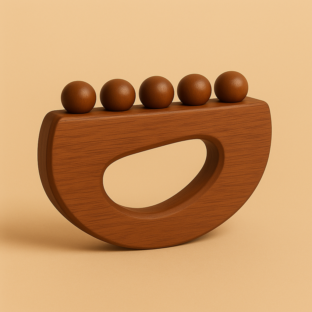 Portable Lymphatic Drainage Massager Roller for Face & Body Cellulite Relief