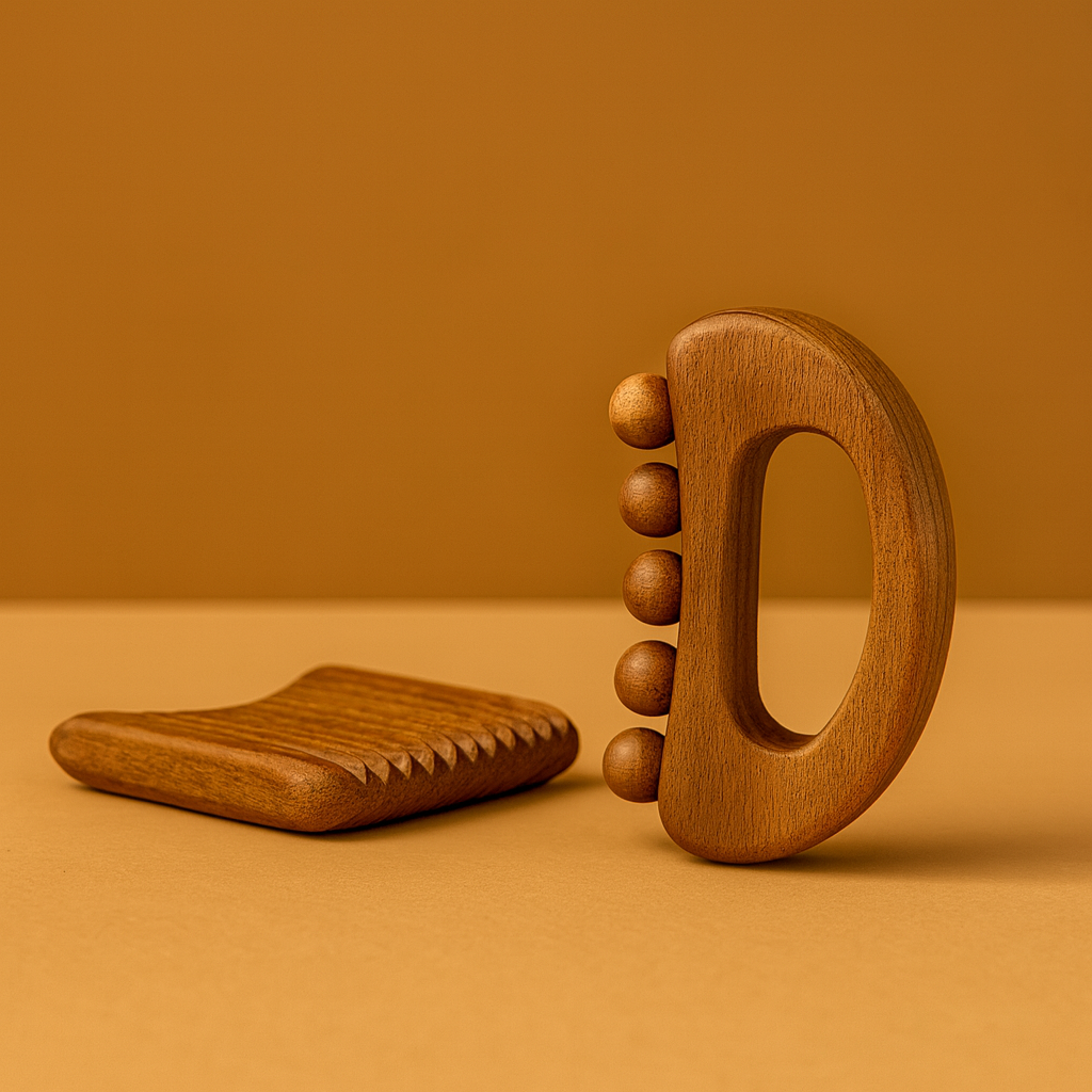 Portable Lymphatic Drainage Massager Roller for Face & Body Cellulite Relief