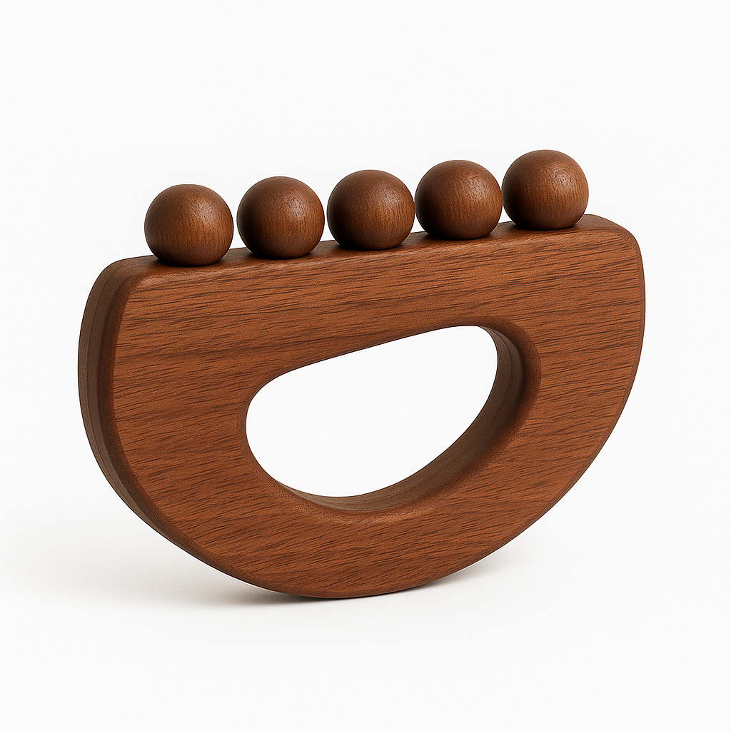 Portable Lymphatic Drainage Massager Roller for Face & Body Cellulite Relief