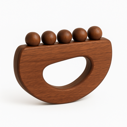 Portable Lymphatic Drainage Massager Roller for Face & Body Cellulite Relief