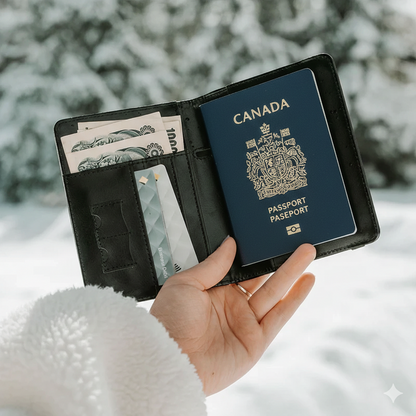 RFID Canadian/Australian Passport Wallet