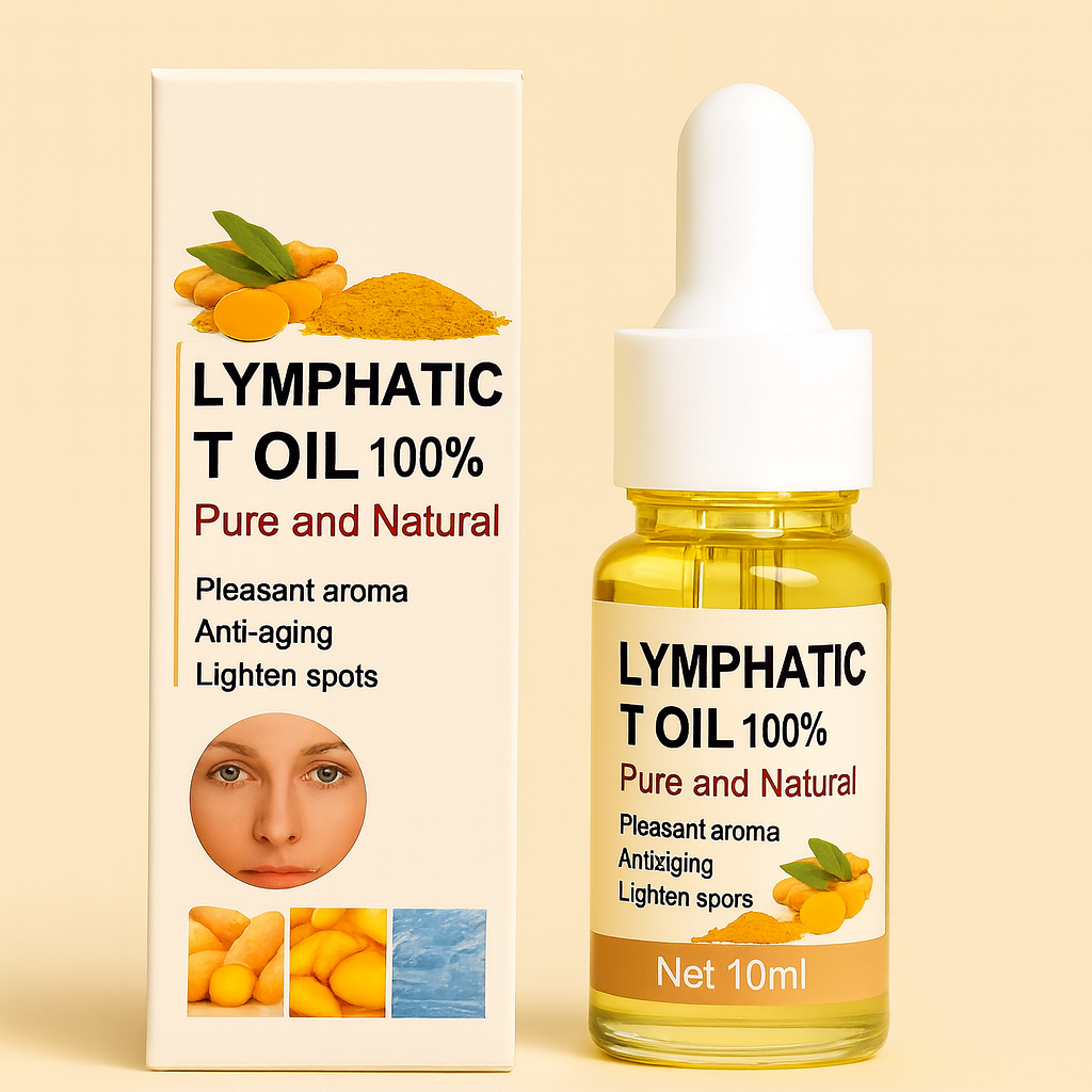 Revitalizing Turmeric Lymphatic Drainage Oil for Skin Firming & Brightening