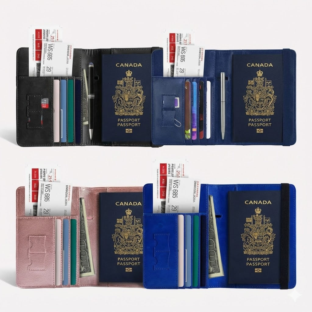 RFID Canadian/Australian Passport Wallet